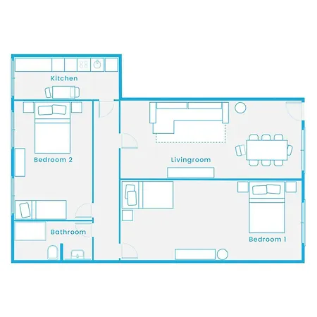 The Bornholmer - 2 Schlafzimmer Ein Whzimmer, Gruppen- & Familienfreundlich Bis 8 Personen 柏林